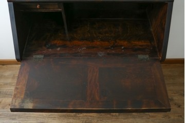 和製ヴィンテージ　松本民芸家具　木目の表情が豊かなライティングビューロー　現行定価約46万円　(R-087592)