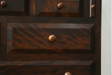 和製ヴィンテージ　松本民芸家具　木目の表情が豊かなライティングビューロー　現行定価約46万円　(R-087592)