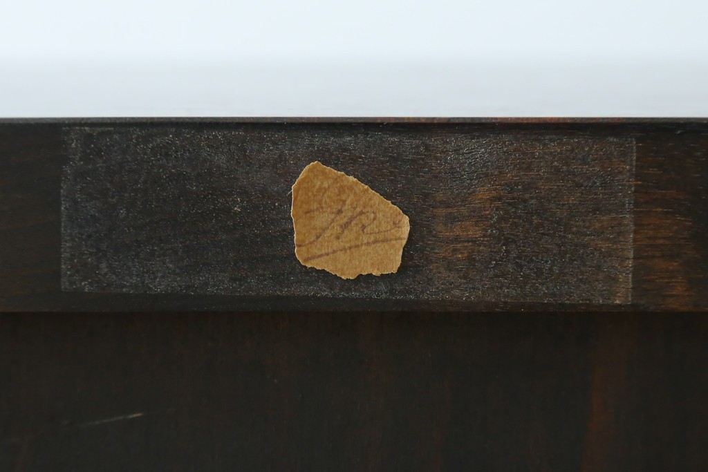 和製ヴィンテージ　松本民芸家具　木目の表情が豊かなライティングビューロー　現行定価約46万円　(R-087592)