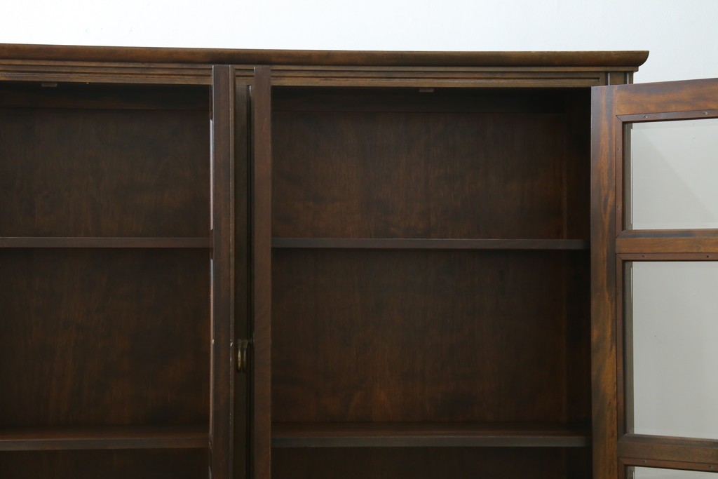 和製ヴィンテージ　希少　松本民芸家具　特注品　クラシカルな印象のキャビネット　(R-087593)