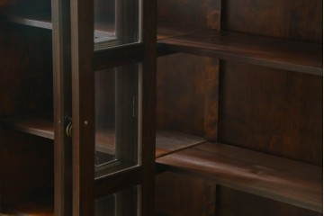 和製ヴィンテージ　希少　松本民芸家具　特注品　クラシカルな印象のキャビネット　(R-087593)