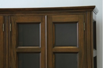 和製ヴィンテージ　希少　松本民芸家具　特注品　クラシカルな印象のキャビネット　(R-087593)