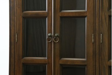 和製ヴィンテージ　希少　松本民芸家具　特注品　クラシカルな印象のキャビネット　(R-087593)