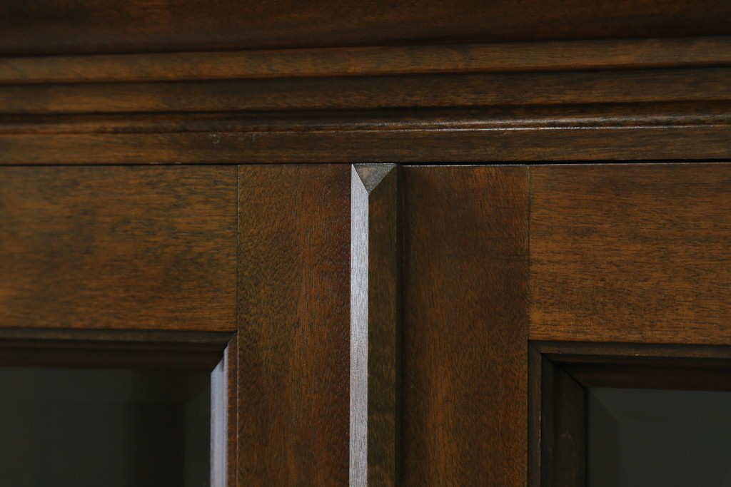 和製ヴィンテージ　希少　松本民芸家具　特注品　クラシカルな印象のキャビネット　(R-087593)