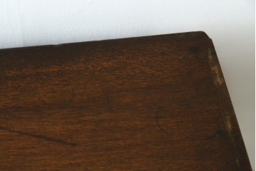 和製アンティーク　大正ロマン　栓材　ゴシック調のアーチ意匠が目を引く本箱　(R-087594)
