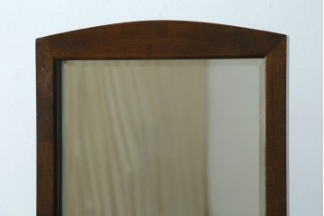 中古　美品　松本民芸家具　無駄を抑えた端正なシルエットのA型姿見　(R-087597)