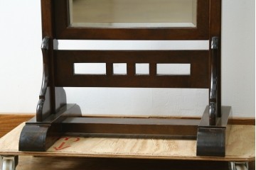 中古　美品　松本民芸家具　無駄を抑えた端正なシルエットのA型姿見　(R-087597)