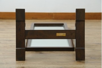 中古　美品　松本民芸家具　無駄を抑えた端正なシルエットのA型姿見　(R-087597)