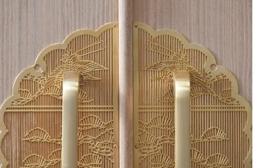 中古　伝統工芸士　中田静夫作　衣装盆付き　紀州着物箪笥　定価約100万円　(R-087598)
