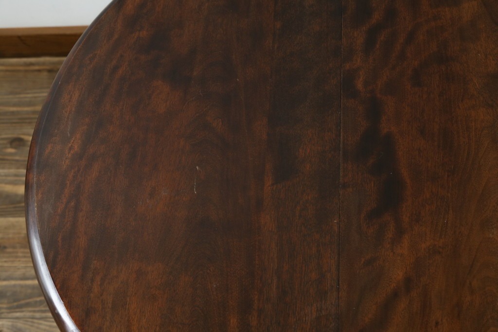 中古　松本民芸家具　挽物脚が目を引く27型バタフライ卓　(R-087599)