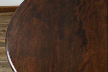 中古　松本民芸家具　挽物脚が目を引く27型バタフライ卓　(R-087599)