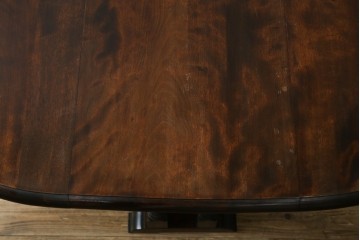 中古　松本民芸家具　挽物脚が目を引く27型バタフライ卓　(R-087599)