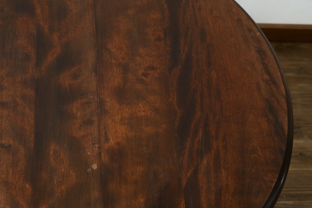 中古　松本民芸家具　挽物脚が目を引く27型バタフライ卓　(R-087599)