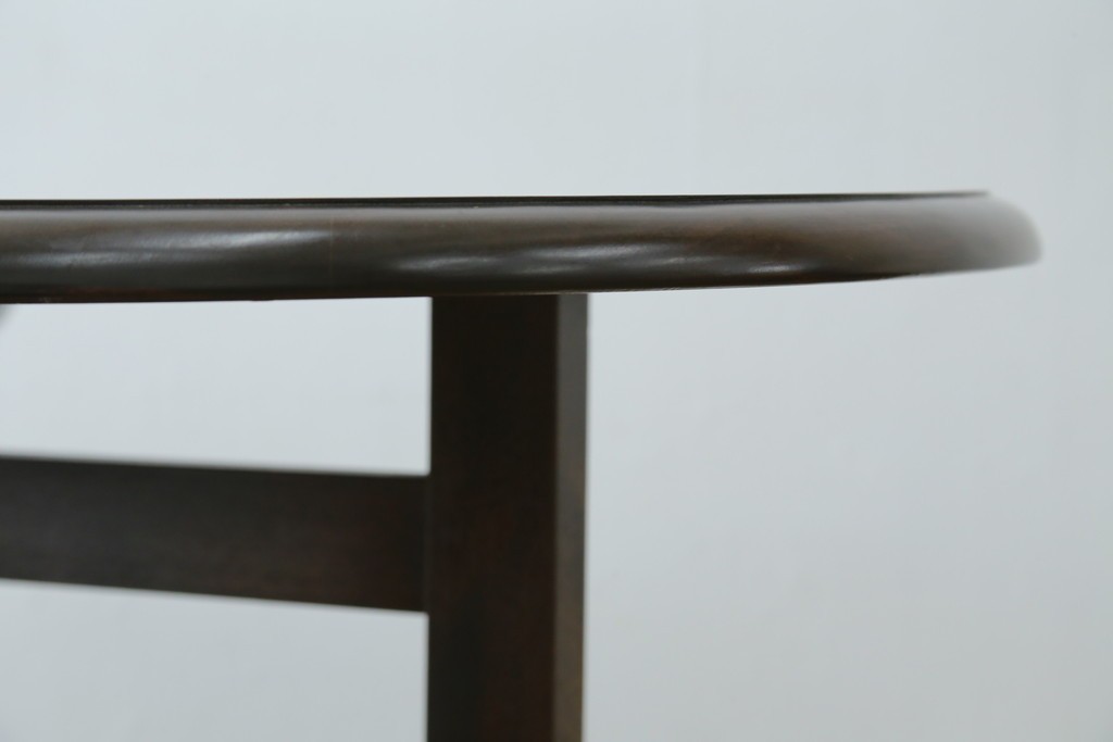 中古　松本民芸家具　挽物脚が目を引く27型バタフライ卓　(R-087599)