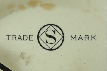 和製アンティーク　精工舎(SEIKOSHA、セイコー)　TRADE(S)MARK　アーチ形のシルエットが可愛らしい振り子時計　(R-087605)