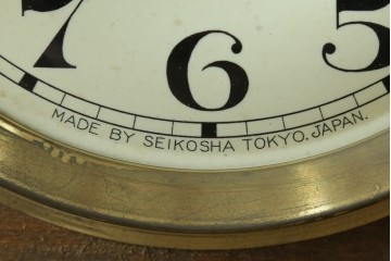 和製アンティーク　精工舎(SEIKOSHA、セイコー)　TRADE(S)MARK　アーチ形のシルエットが可愛らしい振り子時計　(R-087605)