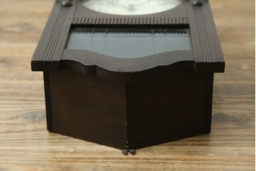 和製アンティーク　精工舎(SEIKOSHA、セイコー)　TRADE(S)MARK　アーチ形のシルエットが可愛らしい振り子時計　(R-087605)