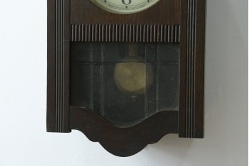 和製アンティーク　精工舎(SEIKOSHA、セイコー)　TRADE(S)MARK　アーチ形のシルエットが可愛らしい振り子時計　(R-087605)