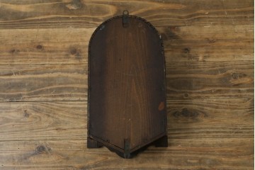 和製アンティーク　精工舎(SEIKOSHA、セイコー)　TRADE(S)MARK　アーチ形のシルエットが可愛らしい振り子時計　(R-087605)