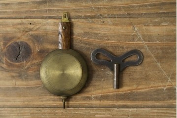 和製アンティーク　精工舎(SEIKOSHA、セイコー)　TRADE(S)MARK　アーチ形のシルエットが可愛らしい振り子時計　(R-087605)