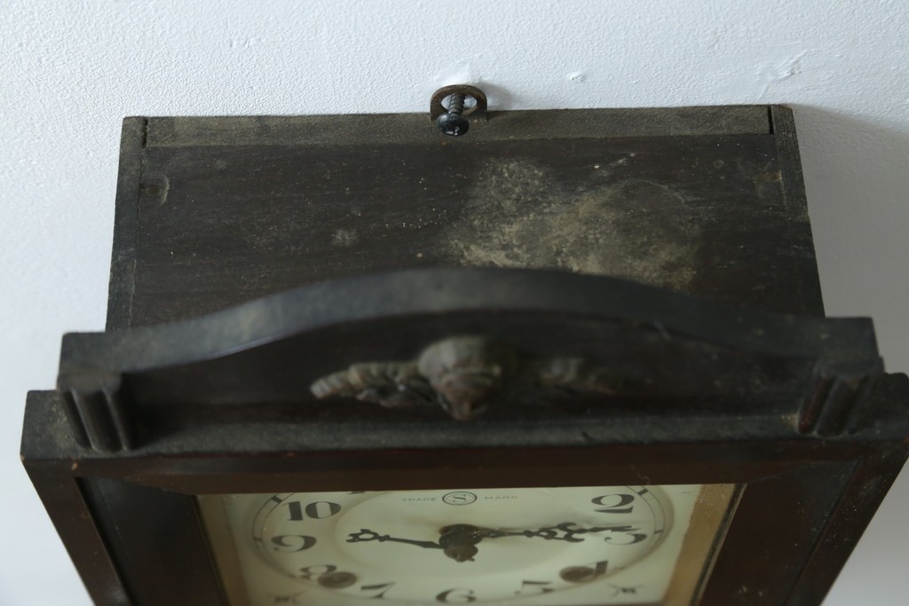 和製アンティーク　精工舎(SEIKOSHA、セイコー)　クラシカルなデザインの振り子時計　(R-087606)