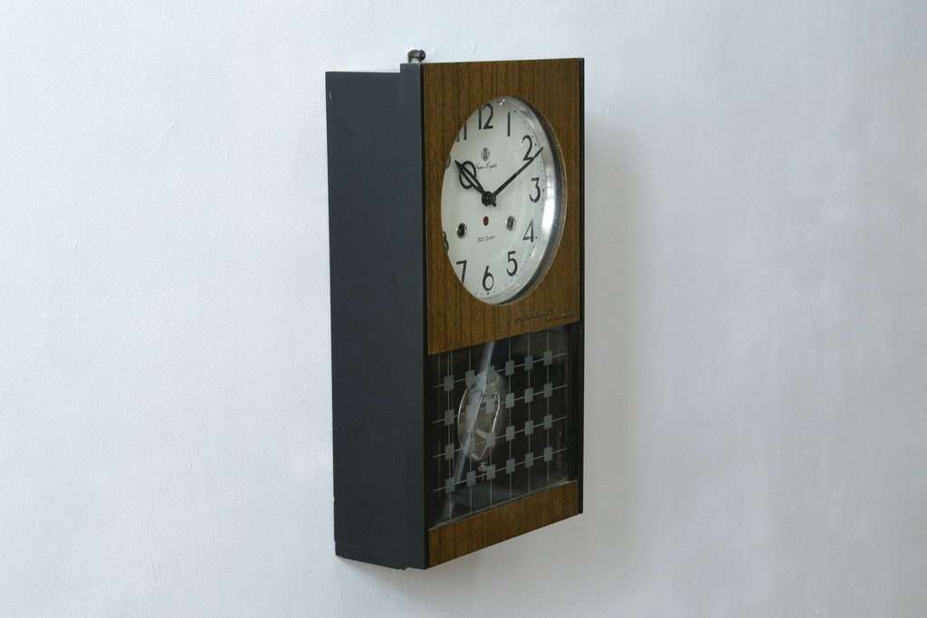和製ヴィンテージ　愛知時計　Super Eight　30DAY　レトロな振り子時計　(R-087607)