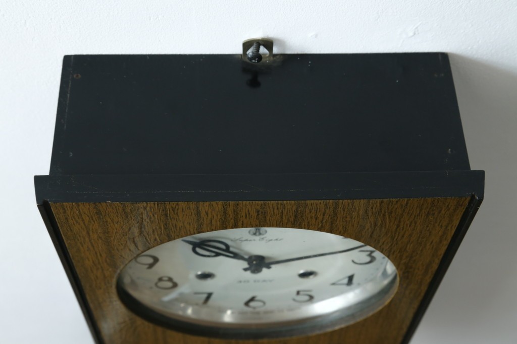和製ヴィンテージ　愛知時計　Super Eight　30DAY　レトロな振り子時計　(R-087607)