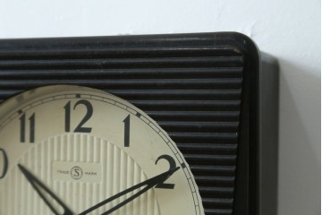 和製ヴィンテージ　精工舎(SEIKOSHA、セイコー)　TRADE(S)MARK　14DAY　モダンな意匠の振り子時計　(R-087608)