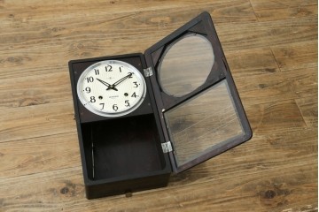 和製ヴィンテージ　精工舎(SEIKOSHA、セイコー)　TRADE(S)MARK　14DAY　モダンな意匠の振り子時計　(R-087608)