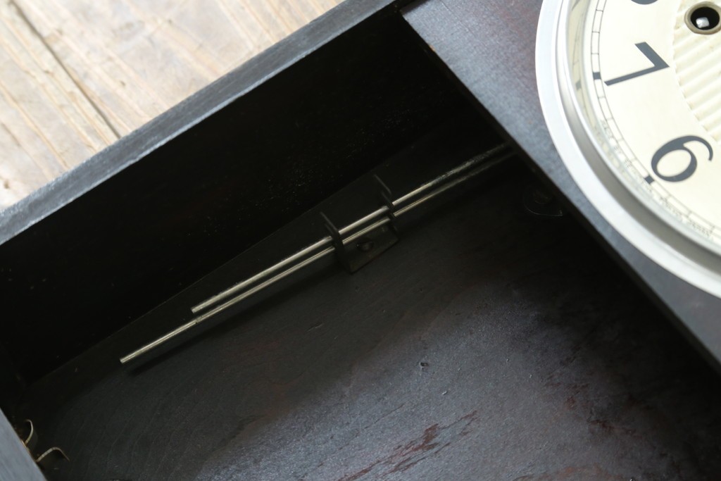 和製ヴィンテージ　精工舎(SEIKOSHA、セイコー)　TRADE(S)MARK　14DAY　モダンな意匠の振り子時計　(R-087608)