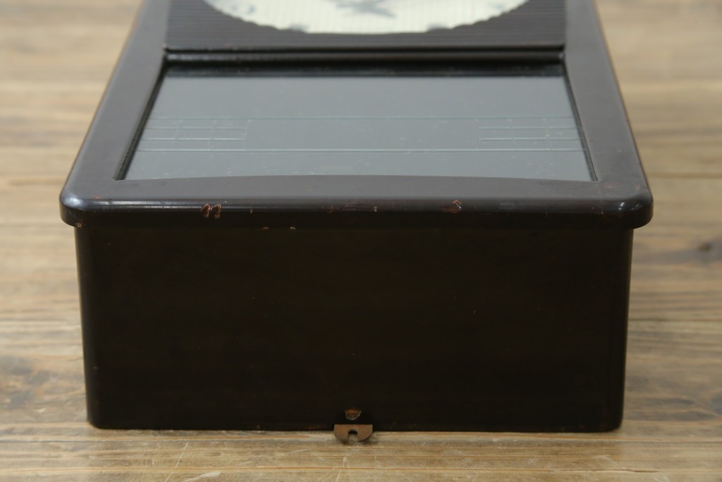 和製ヴィンテージ　精工舎(SEIKOSHA、セイコー)　TRADE(S)MARK　14DAY　モダンな意匠の振り子時計　(R-087608)