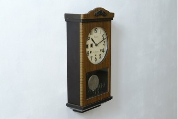 和製ヴィンテージ　協立時計工業株式会社(Kyoritu Clock)　Mastery(マスタリー)　40 DAYS　昭和レトロな振り子時計　(R-087609)