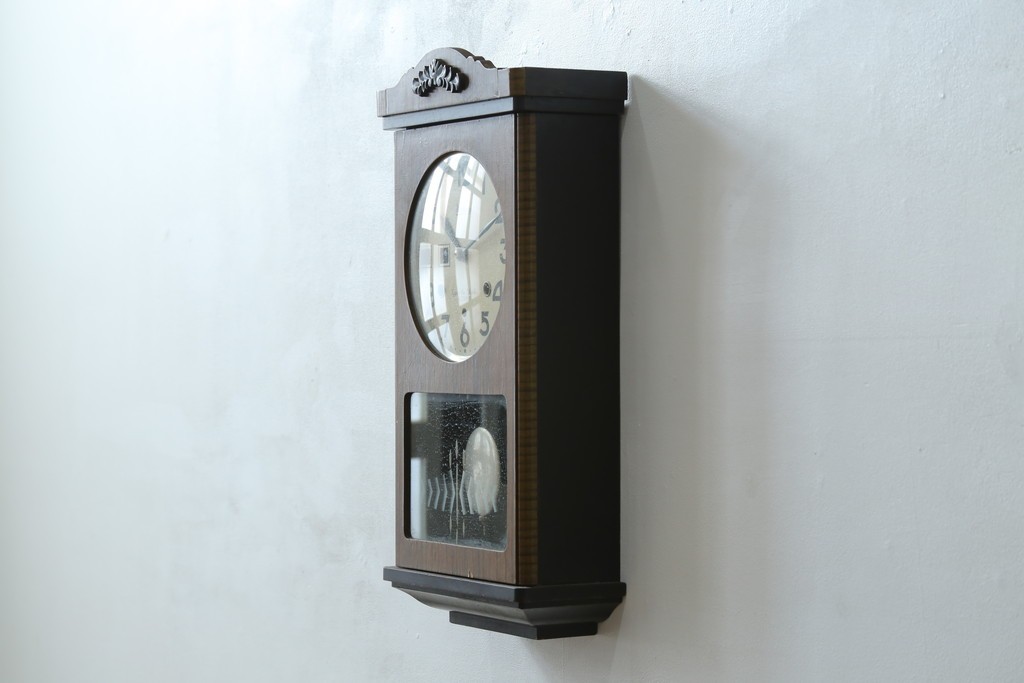 和製ヴィンテージ　協立時計工業株式会社(Kyoritu Clock)　Mastery(マスタリー)　40 DAYS　昭和レトロな振り子時計　(R-087609)