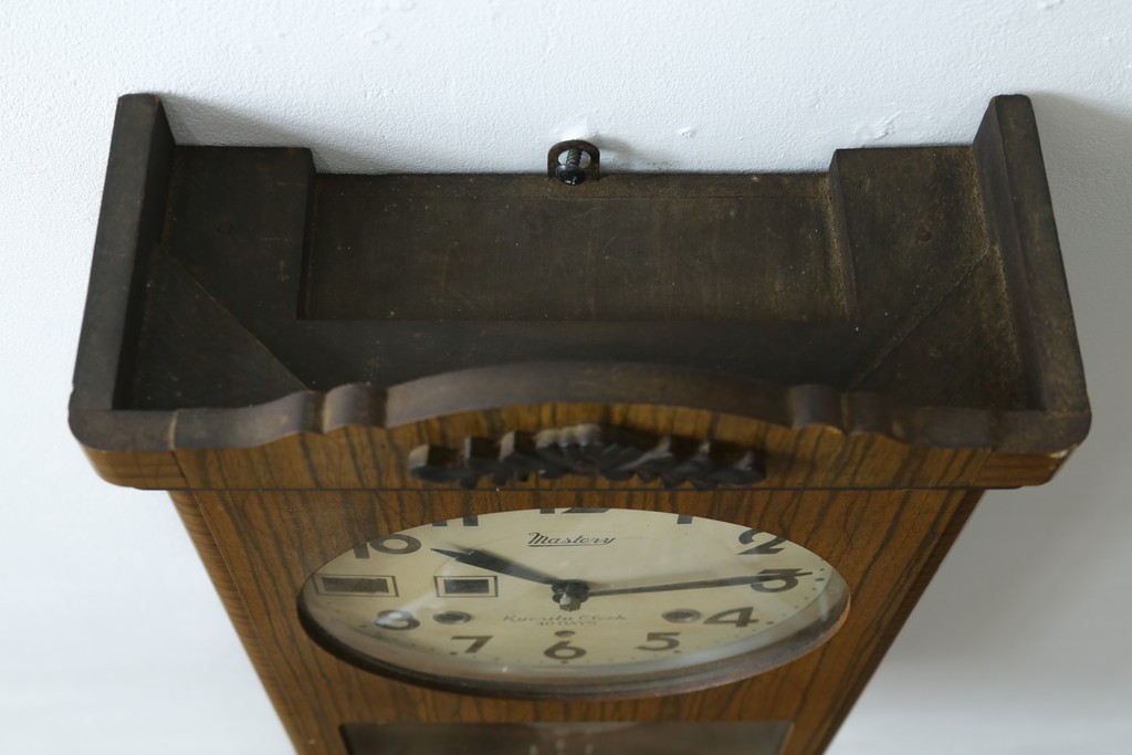 和製ヴィンテージ　協立時計工業株式会社(Kyoritu Clock)　Mastery(マスタリー)　40 DAYS　昭和レトロな振り子時計　(R-087609)