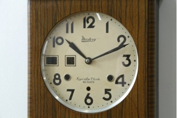 和製ヴィンテージ　協立時計工業株式会社(Kyoritu Clock)　Mastery(マスタリー)　40 DAYS　昭和レトロな振り子時計　(R-087609)