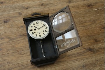 和製ヴィンテージ　協立時計工業株式会社(Kyoritu Clock)　Mastery(マスタリー)　40 DAYS　昭和レトロな振り子時計　(R-087609)