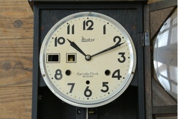 和製ヴィンテージ　協立時計工業株式会社(Kyoritu Clock)　Mastery(マスタリー)　40 DAYS　昭和レトロな振り子時計　(R-087609)