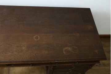 中古　美品　希少な廃番品　三越家具(現カントリーハウス)　Brugge(ブルージュ)　重厚感あるクラシカルなデスク　(R-087611)
