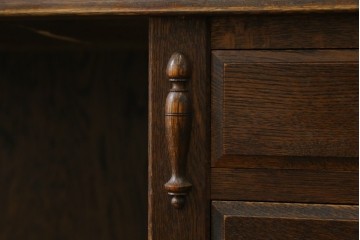 中古　美品　希少な廃番品　三越家具(現カントリーハウス)　Brugge(ブルージュ)　重厚感あるクラシカルなデスク　(R-087611)