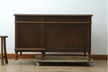 中古　美品　希少な廃番品　三越家具(現カントリーハウス)　Brugge(ブルージュ)　重厚感あるクラシカルなデスク　(R-087611)