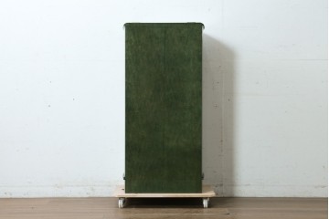 新古　展示品　美品　井上木工所　本みがき高級家具　深緑が美しいバーズアイメープルのジュエリーチェスト　定価約63万円　(R-087614)