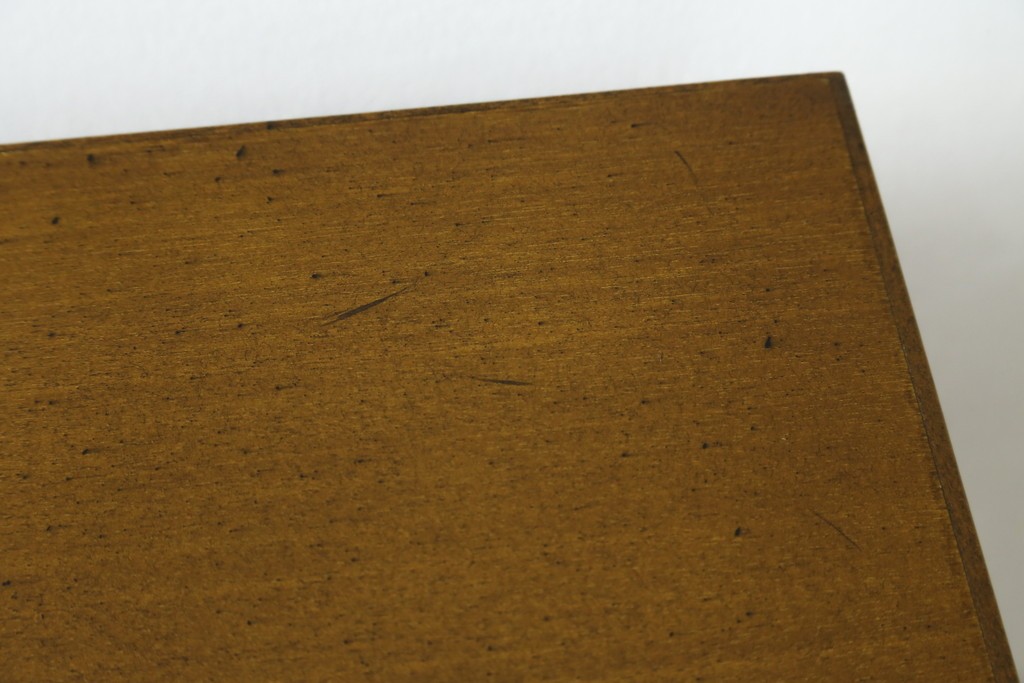中古　カリモク家具(karimoku)　domani(ドマーニ)　Morganton(モーガントン)　エレガントなライトコニャック色のワークデスク　定価約18万円　(R-087617)