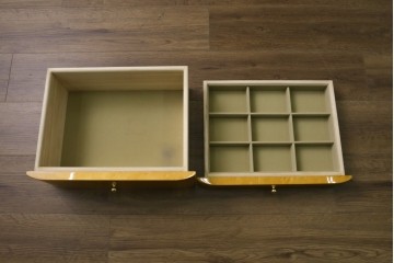 新古　展示品　超美品!!　マリアージュ(Mariage)　日本製ならではの丁寧なつくりが光るバーズアイメープルのジュエリーチェスト　定価約74万円　(R-087619)
