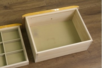 新古　展示品　超美品!!　マリアージュ(Mariage)　日本製ならではの丁寧なつくりが光るバーズアイメープルのジュエリーチェスト　定価約74万円　(R-087619)