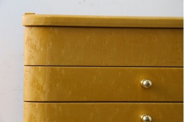 新古　展示品　超美品!!　マリアージュ(Mariage)　日本製ならではの丁寧なつくりが光るバーズアイメープルのジュエリーチェスト　定価約74万円　(R-087619)