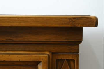 中古　美品　イタリア高級家具メーカー　SELVA(セルヴァ)社　Villa Borghese(ヴィラ・ボルゲーゼ)　チェリー材　ディレクトワール様式の5段チェスト　(R-087620)