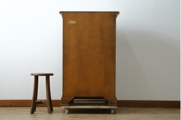 中古　美品　イタリア高級家具メーカー　SELVA(セルヴァ)社　Villa Borghese(ヴィラ・ボルゲーゼ)　チェリー材　ディレクトワール様式の5段チェスト　(R-087620)