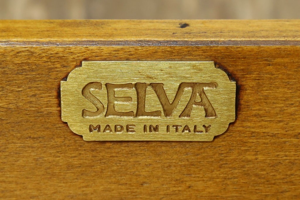 中古　美品　イタリア高級家具メーカー　SELVA(セルヴァ)社　Villa Borghese(ヴィラ・ボルゲーゼ)　チェリー材　ディレクトワール様式の5段チェスト　(R-087620)