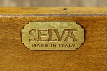 中古　美品　イタリア高級家具メーカー　SELVA(セルヴァ)社　Villa Borghese(ヴィラ・ボルゲーゼ)　チェリー材　ディレクトワール様式の5段チェスト　(R-087620)