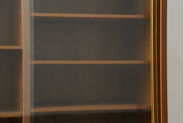 和製ヴィンテージ　チーク材　シンプルですっきりとしたフォルムのキャビネット　(R-087621)